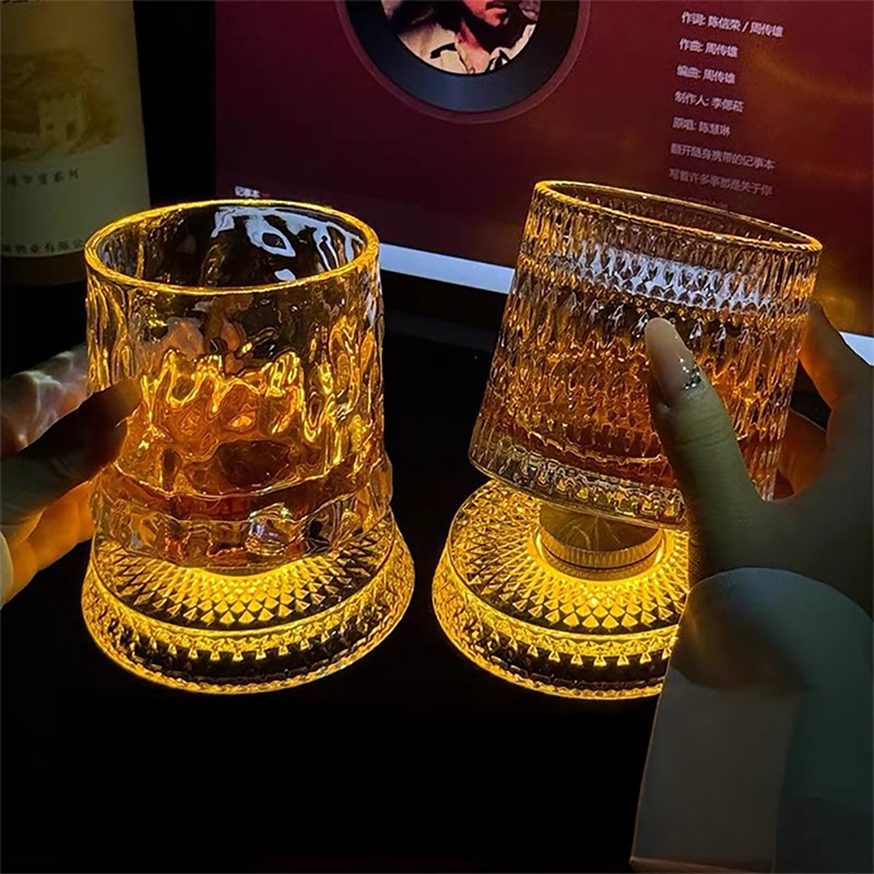 Old Fashioned Glass - 360 ° Вращающийся стакан для виски