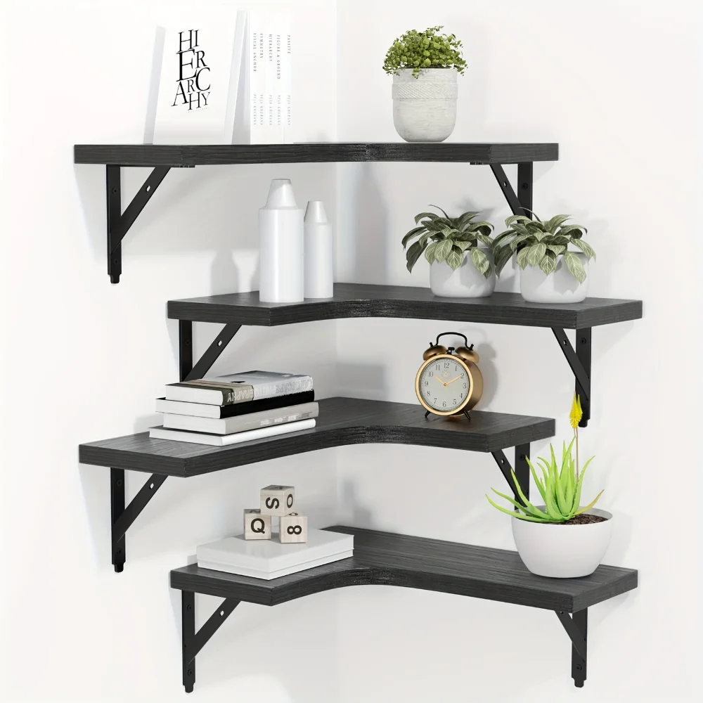 Настенные угловые полки из нат – обзор и цена Home Bar Shelf