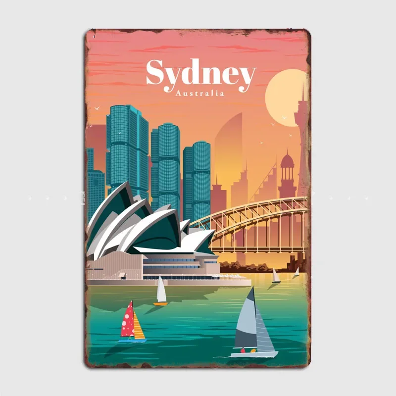 Винтажный металлический постер – обзор и цена Home Bar Sydney