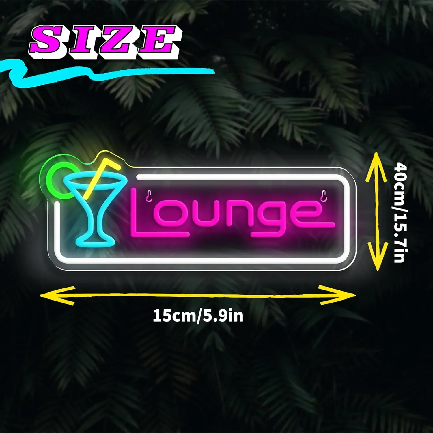 Светодиодная неоновая вывеска  – обзор и цена Home Bar Lounge